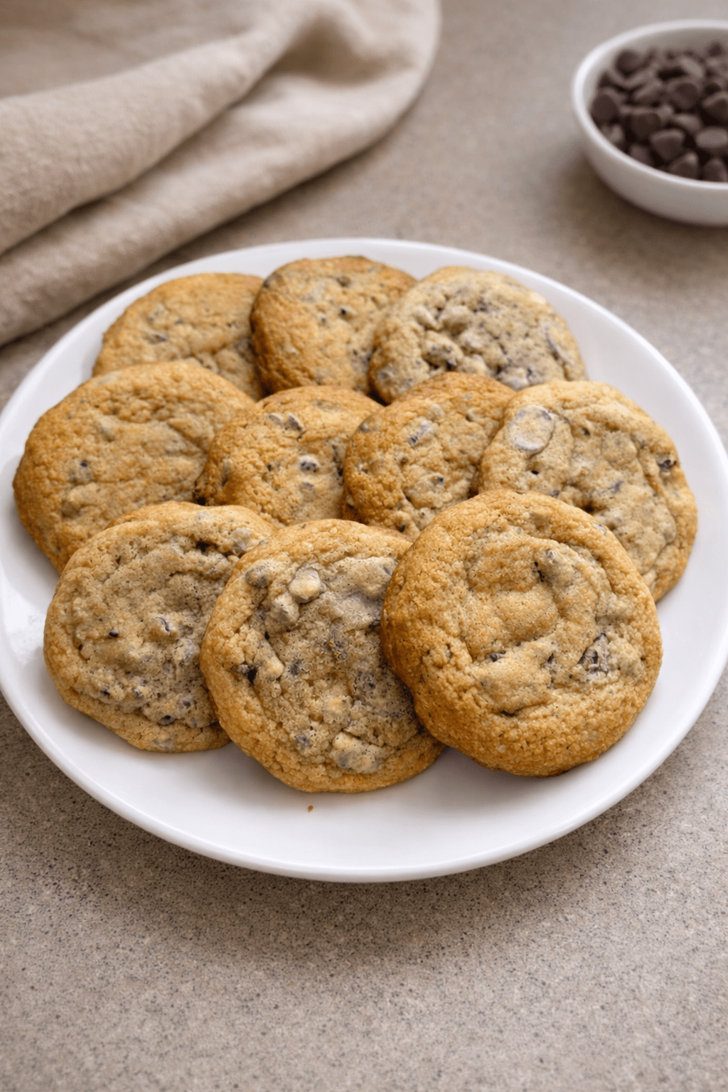 Thick & Soft Chocolate Chip Cookies