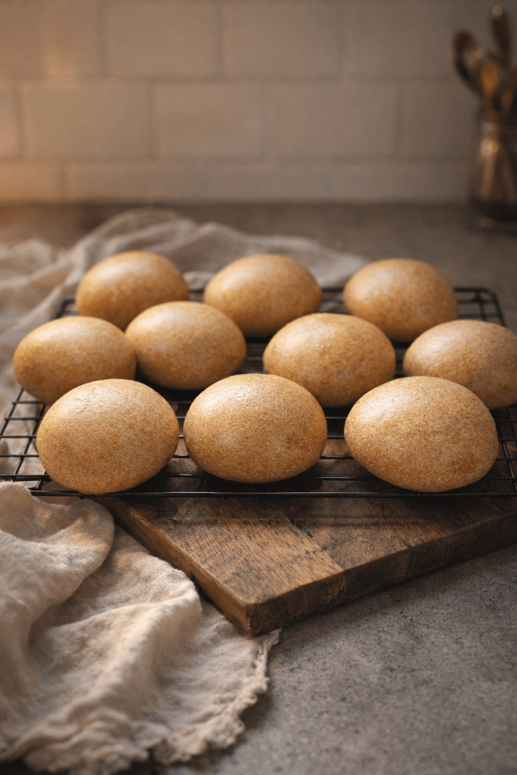 Sourdough Hamburger Buns