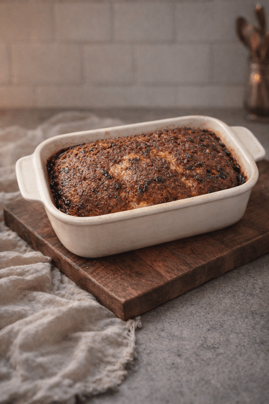 Homemade Meatloaf (With Homemade Italian Breadcrumbs)